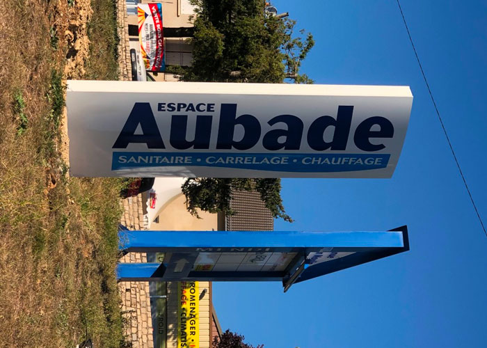 Panneau led à Aurillac